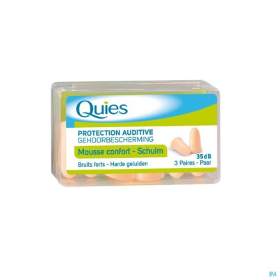 Quies oordoppen schuim huidskleur 3 paar-2