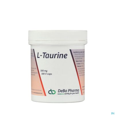 L-taurine caps 100x500mg deba