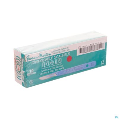 Scalpel s.m disposable steriel nr10 10-2