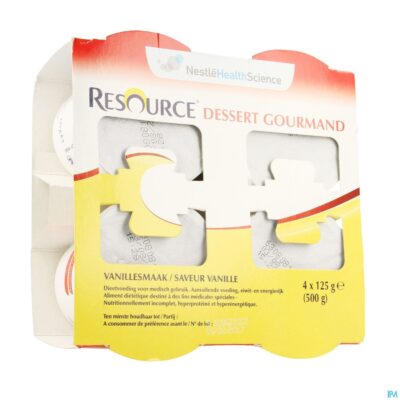 Resource dessert gourmand vanille 4x125g 12318667-2