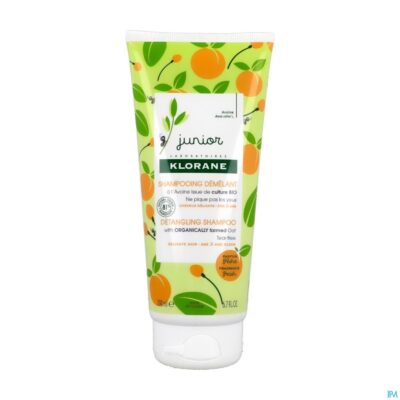 Klorane petit junior sh perzik ontwar. 200ml nf