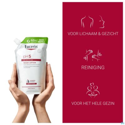 Eucerin ph5 waslotion navulling 400ml-5