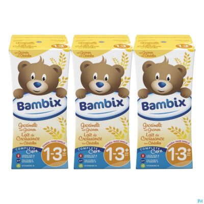 Bambix groeimelk granen 3x200ml