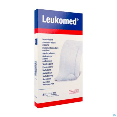 Leukomed verband steriel 8,0cmx15cm 5 7238009