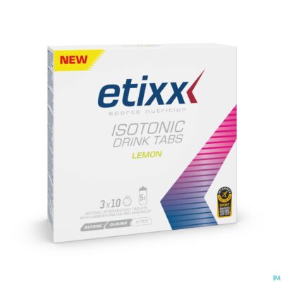 Etixx isotonic lemon bruistabl 3x10