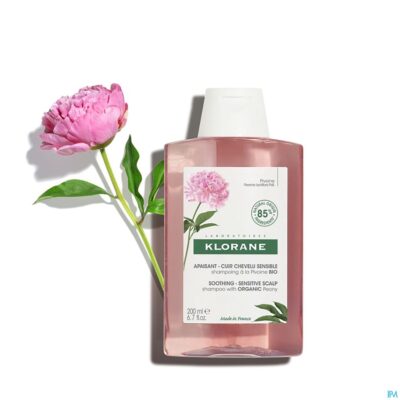 Klorane capil. sh bio pioenroos 200ml-2