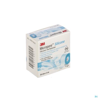 Micropore 3m silicone tape 25,0mmx5m 1 2775p-1-2