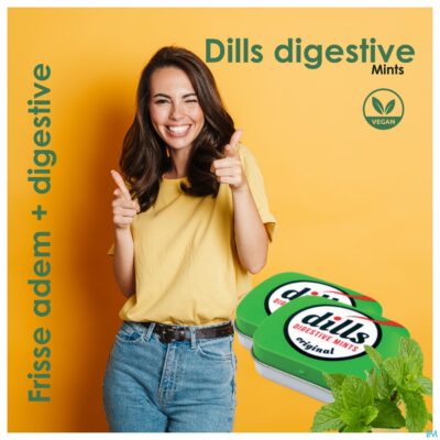 Dills digestive mints tabl 150-3