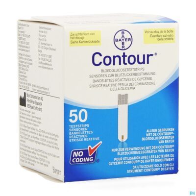 Ascencia contour teststrips 50