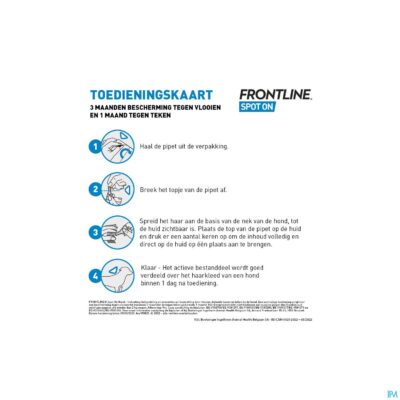 Frontline spot on hond 10-20kg pipet 3x1,34ml-2