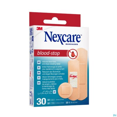 Nexcare 3m bloodstop assorted 30 n1730as-2