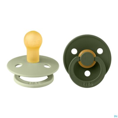 Bibs 1 fopspeen duo sage hunter green-2