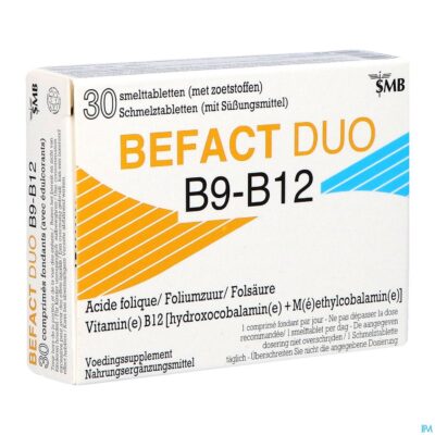 Befact duo sublinguale smelttabletten 30