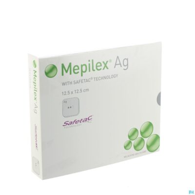 Mepilex ag verband steriel 12,5x12,5cm 5 287121-3