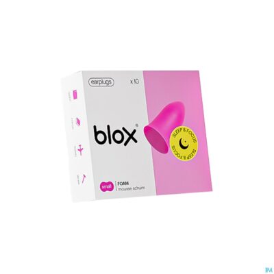 Blox sleep schuim small roze 5 paar