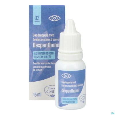 Eureka care oogdr.irrit.ogen dexpanth.prov.b5 15ml-2