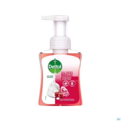 Dettol zachte mousse roos&kersenbloem geur 250ml