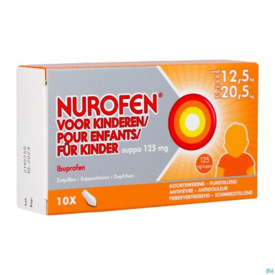 Nurofen kind 125mg suppo 10x125mg