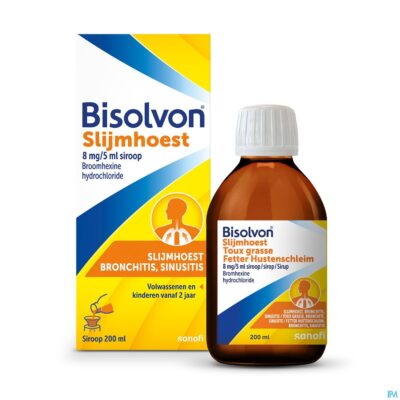 Bisolvon sir 1 x 200ml 8mg/5ml-2