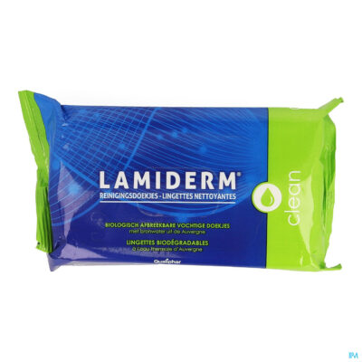 Lamiderm clean biologisch afbreekbare vochtige doekjes 60 stuks-2