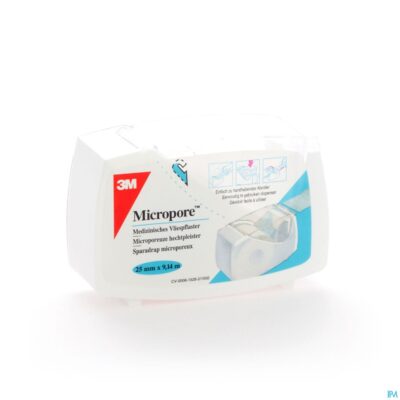 Micropore 3m 25,0mmx9,1m nieuwe dispenser 1530p-1d-4