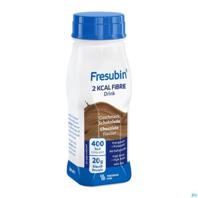 Fresubin 2 kcal fibre drink 200ml chocolat/chocolade-2