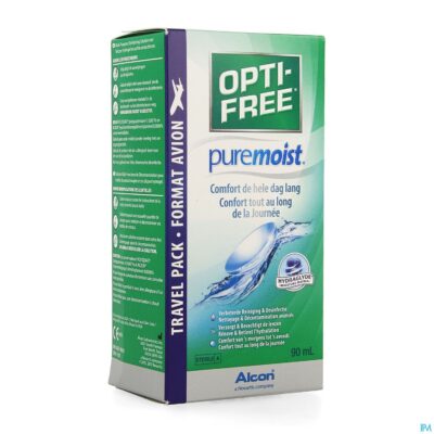 Opti-free puremoist m.purpos.desinf.1x 90ml+etui