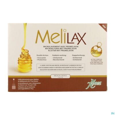 Melilax microklysma 6x10g aboca-2