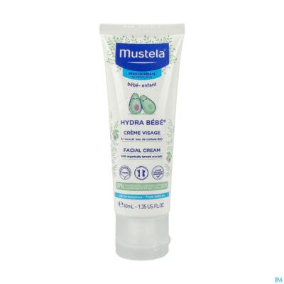 Mustela bb hydra gelaatscreme nf tube 40ml-5