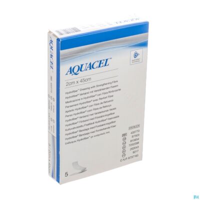 Aquacel verb hydrofiber+versterking 2x45cm 5-2