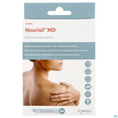 Nourisil zelfkleven.silic.verband littekenbehand.3