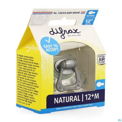 Difrax fopspeen natural 12m+-6