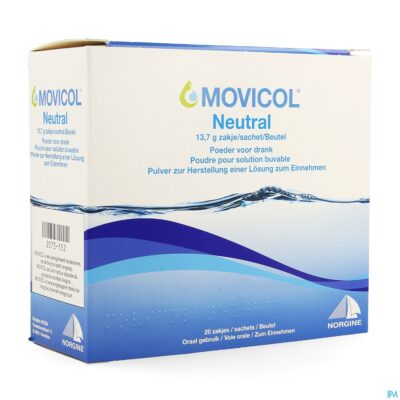 Movicol neutral zakjes 20 x 13,7g
