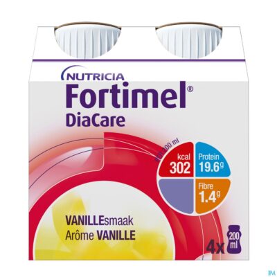 Diacare vanille 4x200ml