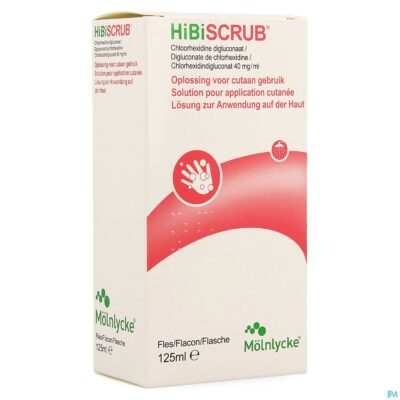 Hibiscrub 40mg/ml opl cutaan gebruik 125ml