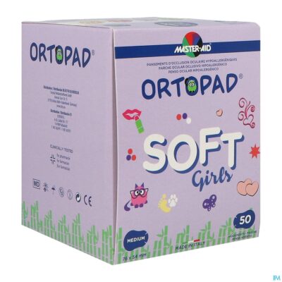 Ortopad soft girls medium 76x54mm 50 72232