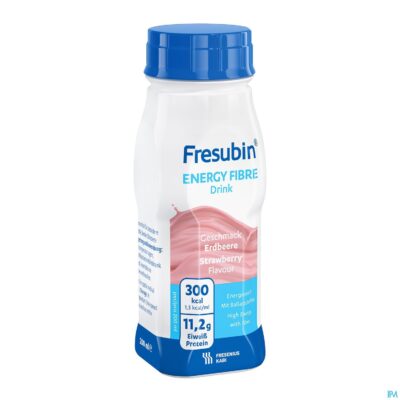 Fresubin energy fibre drink 200ml fraise/aardbei-2