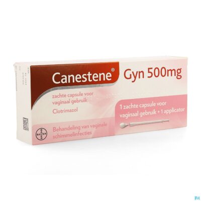 Canestene gyn 500mg zachte caps vag.gebr.1+applic