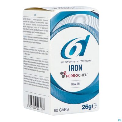 6d iron ferrochel caps 60 nf