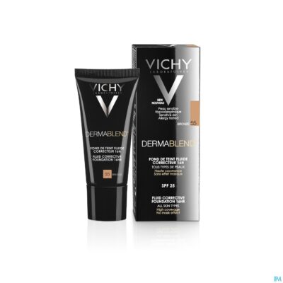 Vichy fdt dermablend fluide 55 bronze 30ml-5