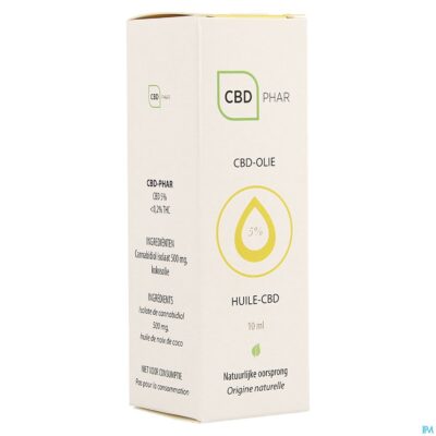 Cbd-olie 5% 10ml cbd-phar-3
