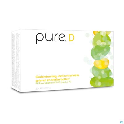 Pure d kauwtabletten 90
