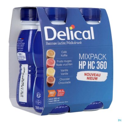 Delical hphc 360 mixpack 4x200ml