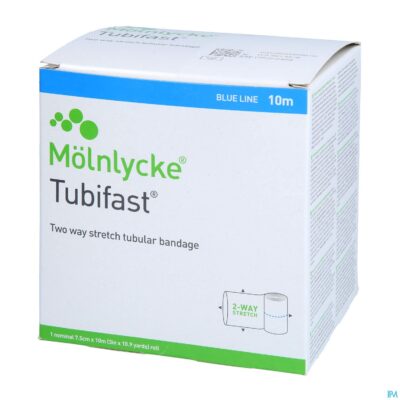 Tubifast blauw 7,50cmx10m 1 2438-2