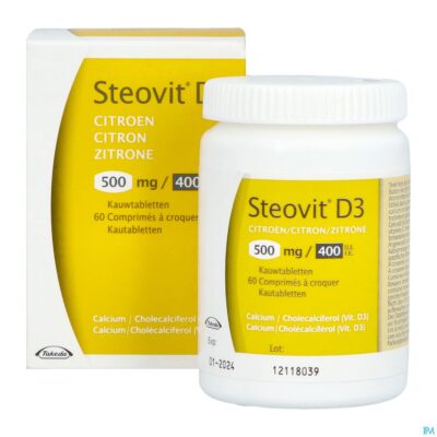 Steovit d3 500mg/400ie comp 60-3