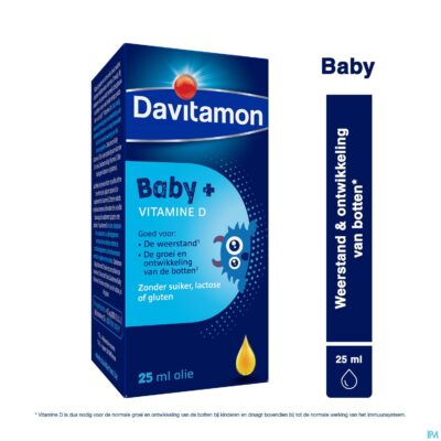 Davitamon baby vitamine d olie 25ml-4