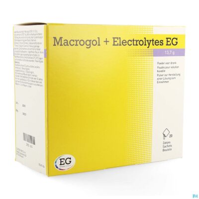 Macrogol+electrolytes eg 13,7g pdr sach 20-2