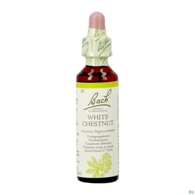 Bach flower remedie 35 white chestnut 20ml