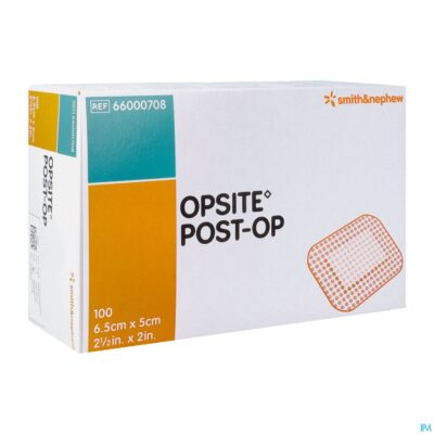 Opsite post op n 6,5cmx 5,0cm 100 66000708