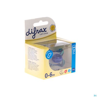 Difrax fopspeen sil mini-dental 0-6m 799-11